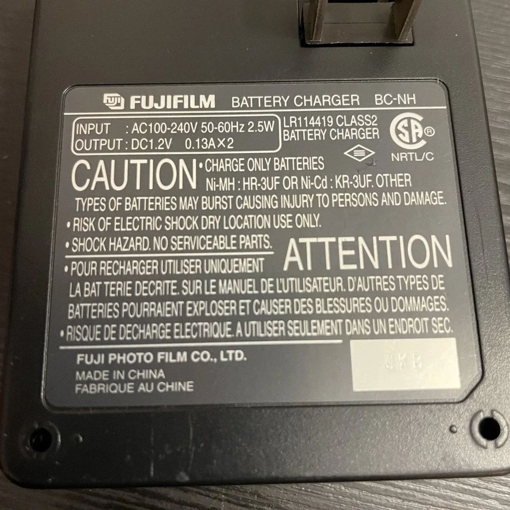 ✅Fujifilm BC-NH Ni-MH AA Battery Charger FinePix Digital Camera OEM #️⃣0601